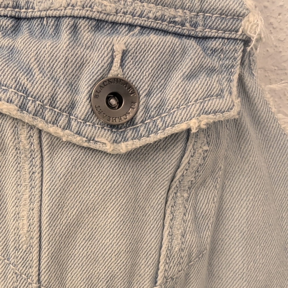 Blackheart Light Blue Denim Apparel - Picture 2 of 6
